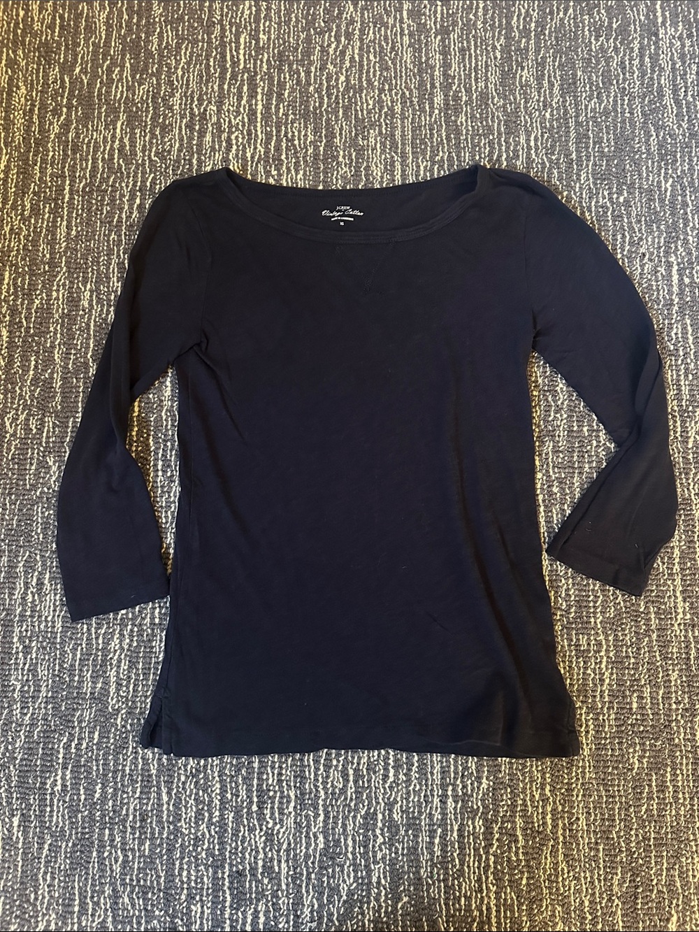 J. Crew Navy Scoop Neck T-Shirt